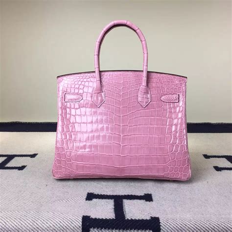 pink alligator birkin bag|how to carry birkin bags.